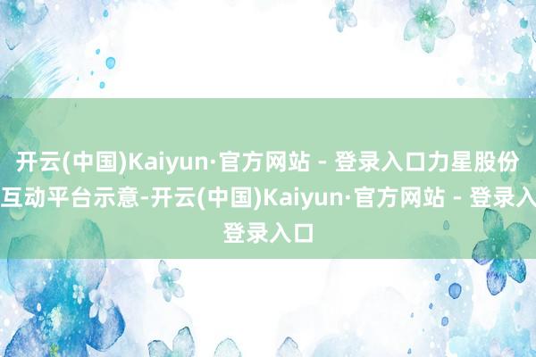 开云(中国)Kaiyun·官方网站 - 登录入口力星股份在互