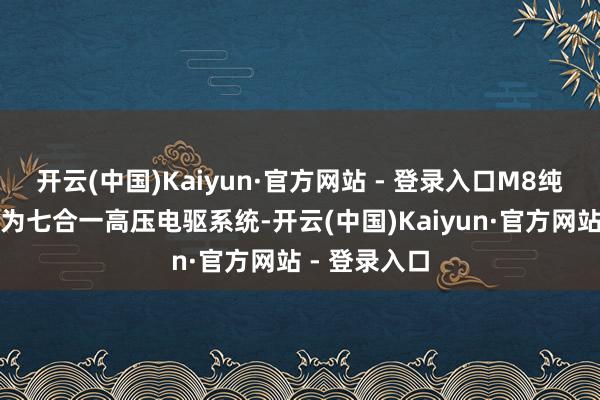 开云(中国)Kaiyun·官方网站 - 登录入口M8纯电版搭