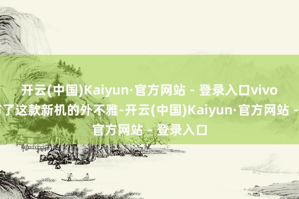 开云(中国)Kaiyun·官方网站 - 登录入口vivo 官