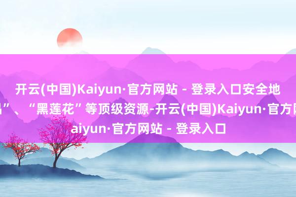 开云(中国)Kaiyun·官方网站 - 登录入口安全地集结“奥术水晶”、“黑莲花”等顶级资源-开云(中国)Kaiyun·官方网站 - 登录入口